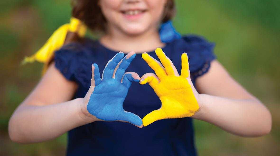 Children of Ukrainian heroes