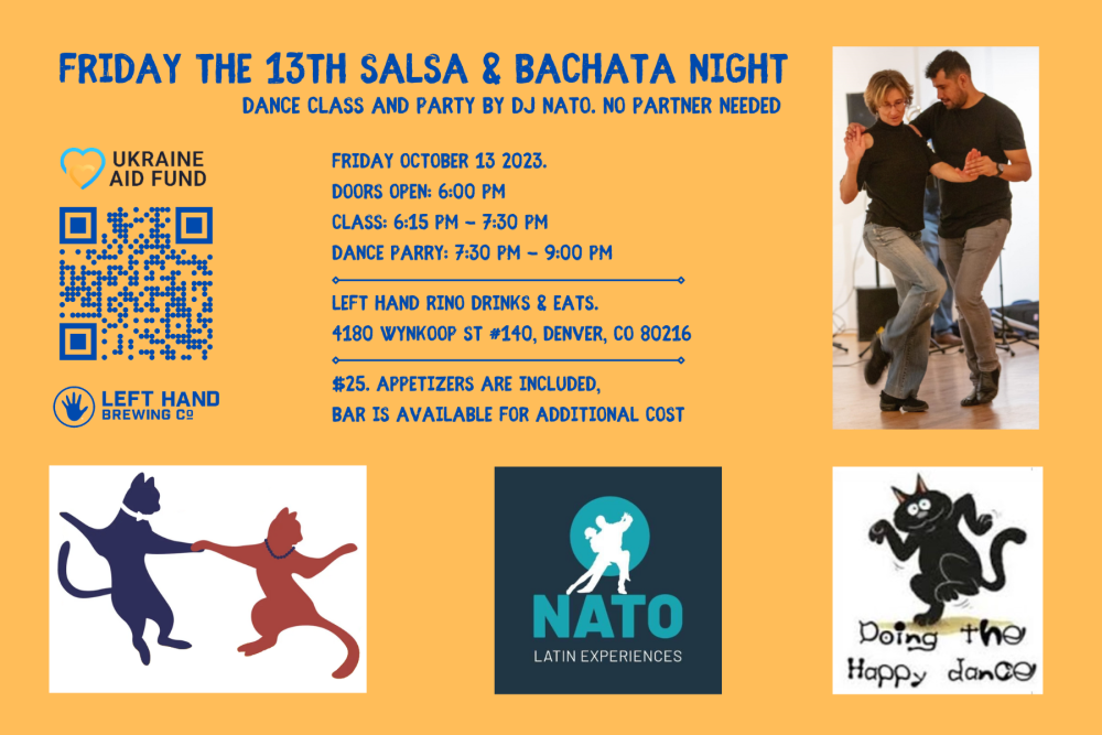 FRIDAY the 13th Salsa & Bachata Night