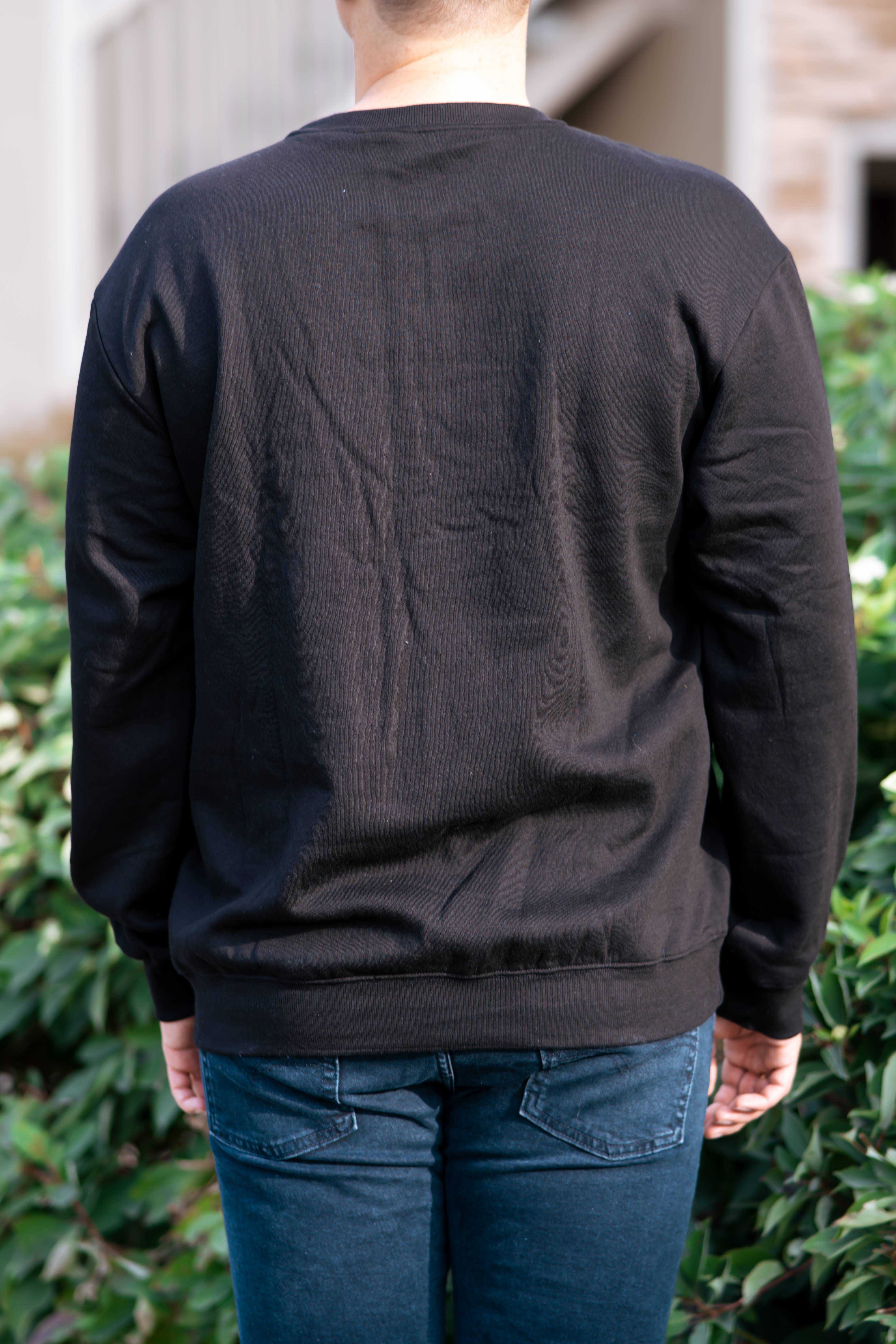 Men's Black Sweatshirt "Vilna"