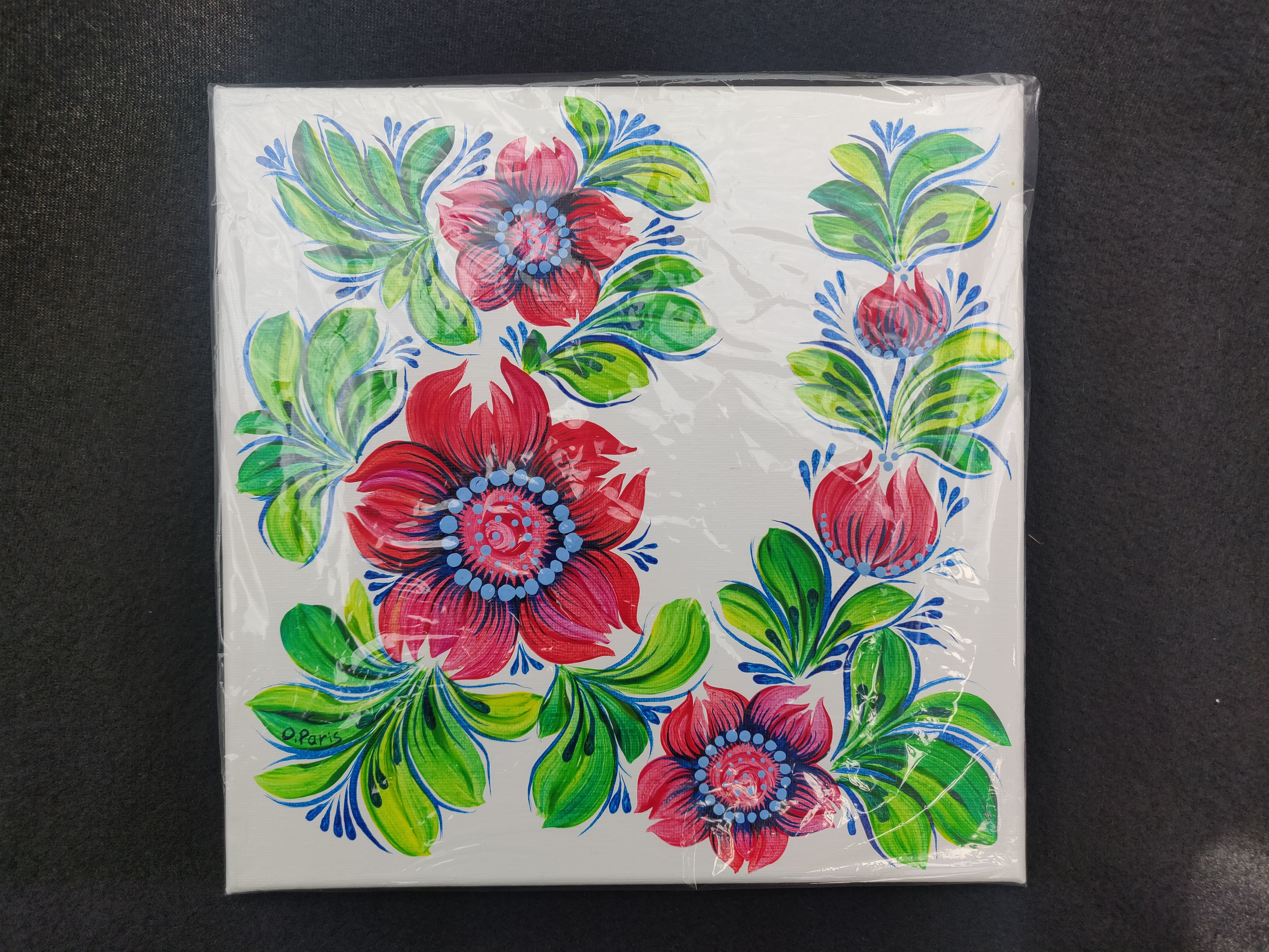 Petrykivka painting 10x10