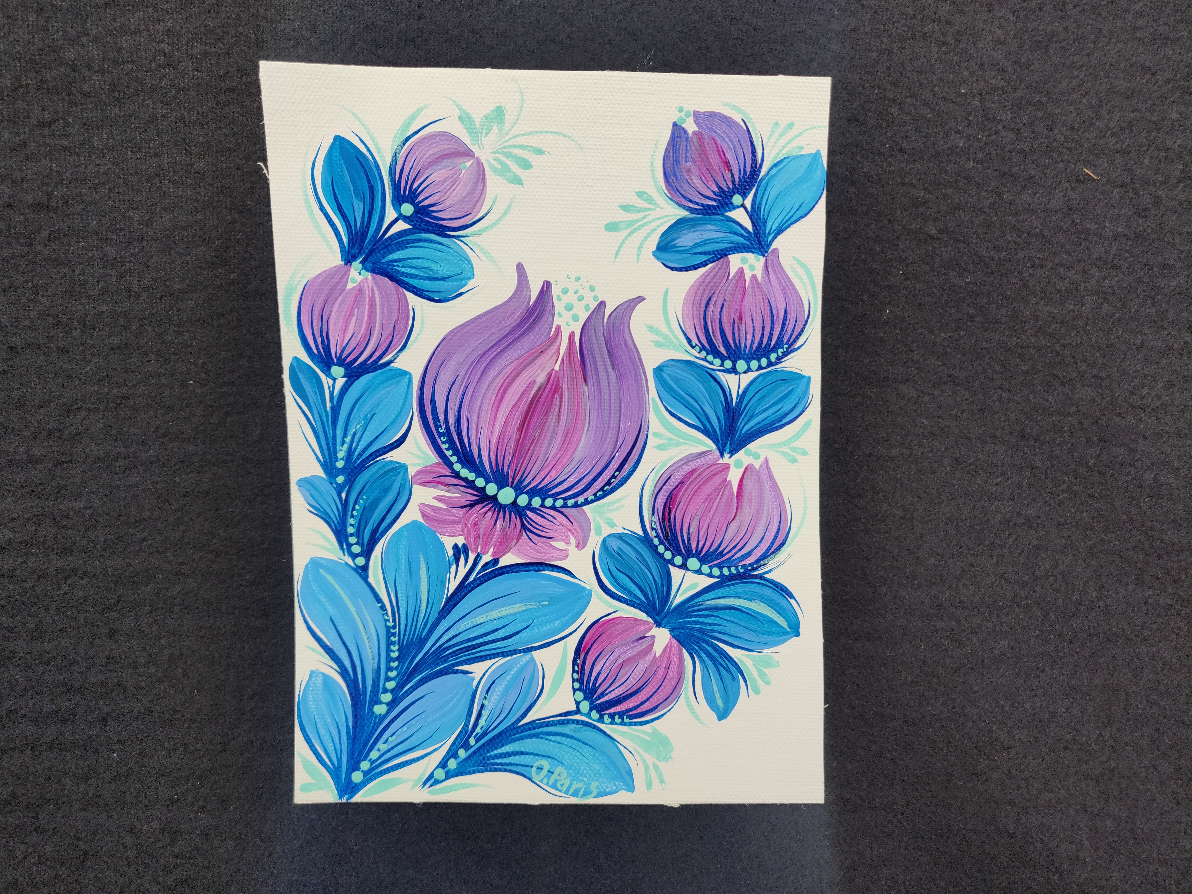 Petrykivka painting 6x8