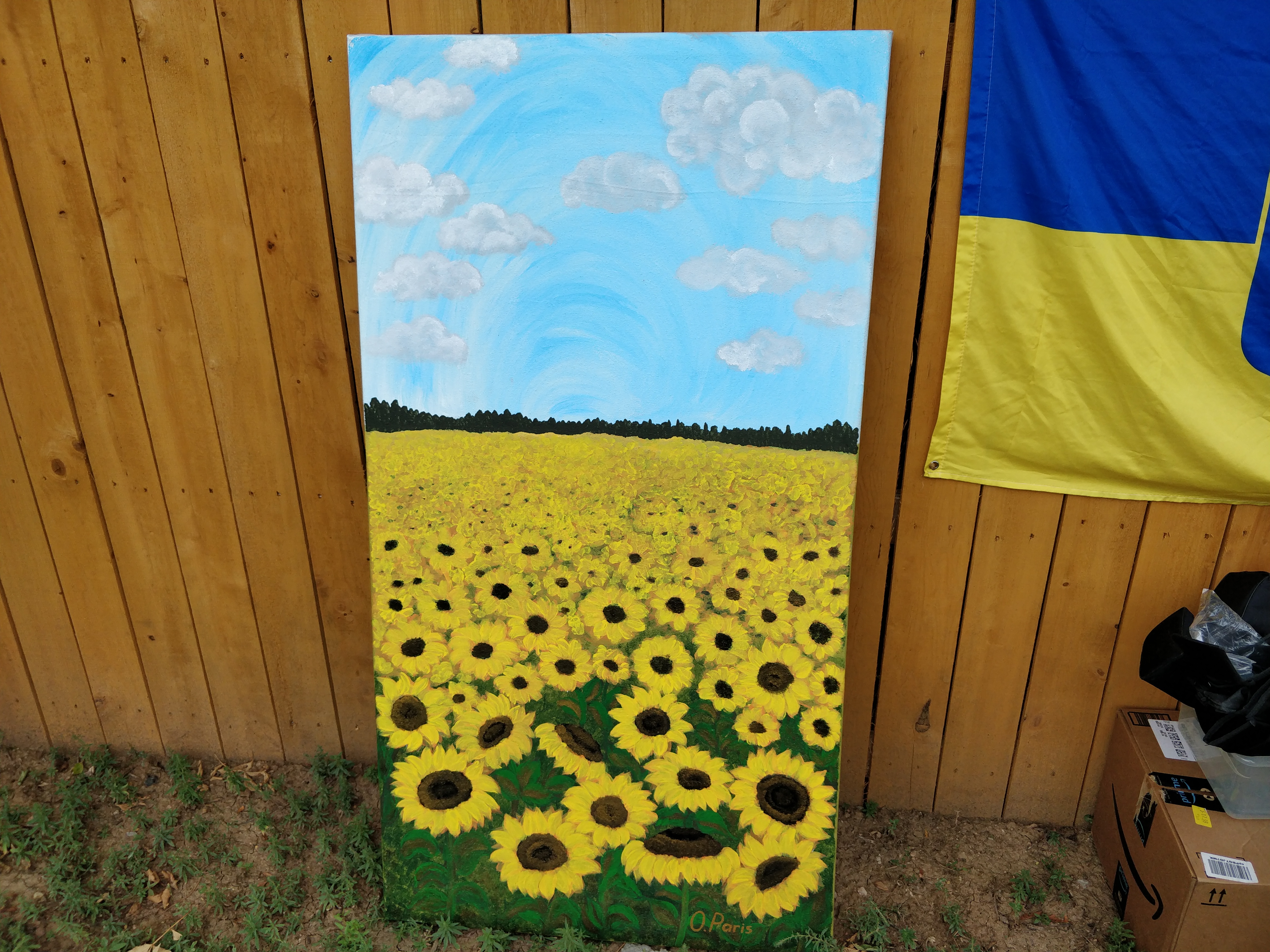 Sunflower Painting