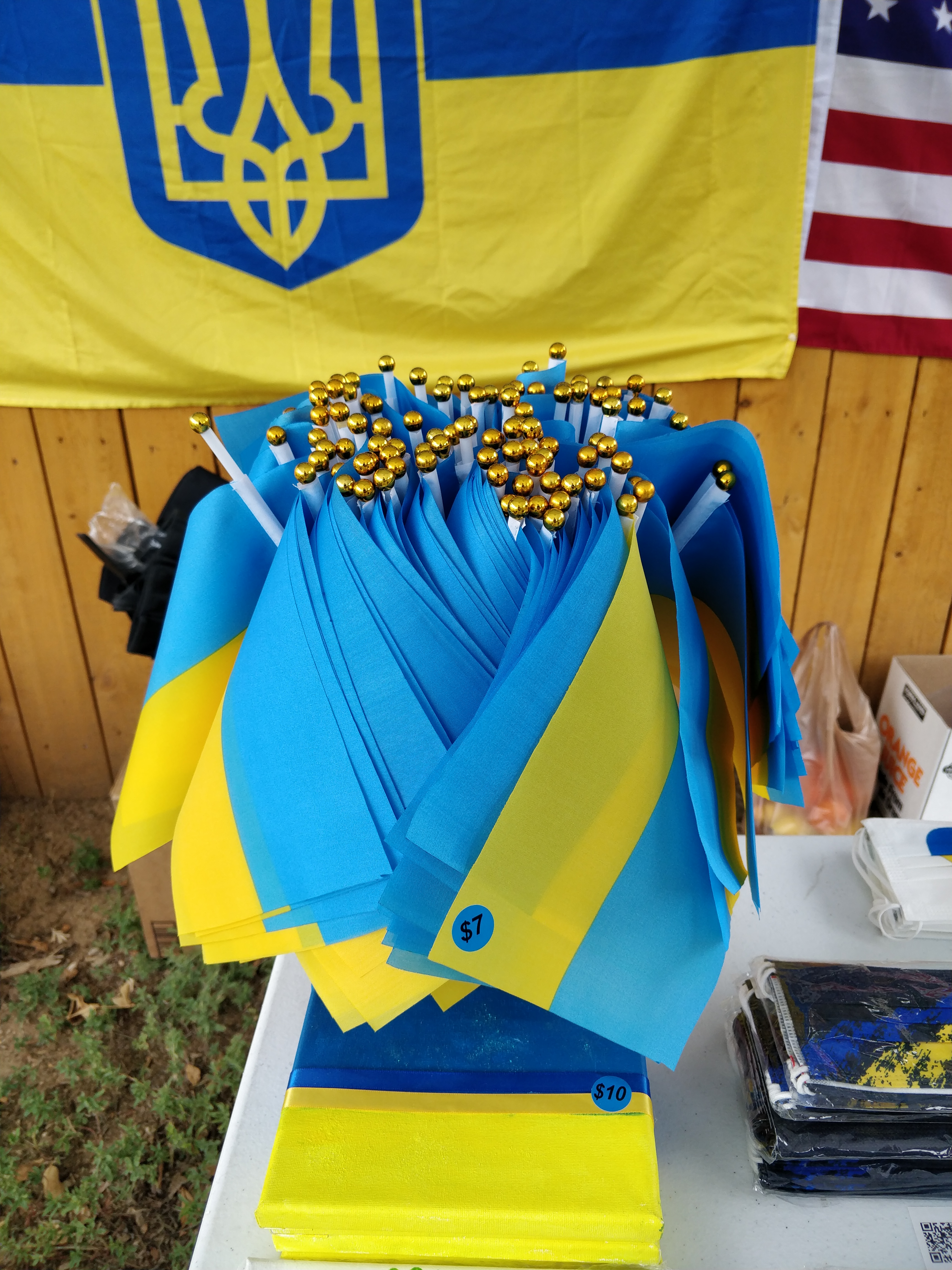 Ukraine Mini Flag